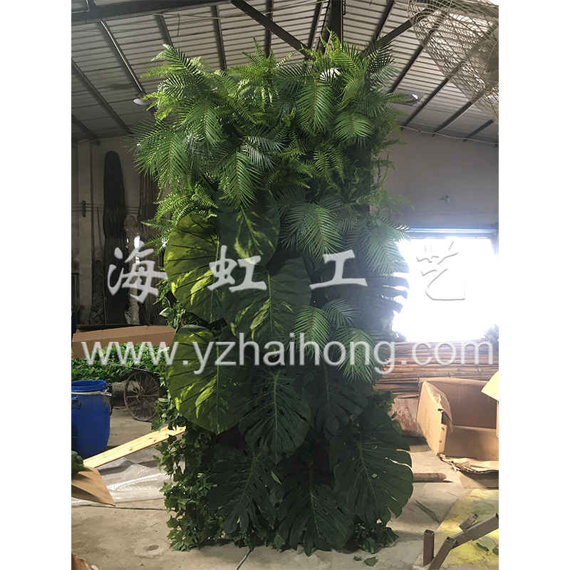 artificial plant wall 仿真植物墻15